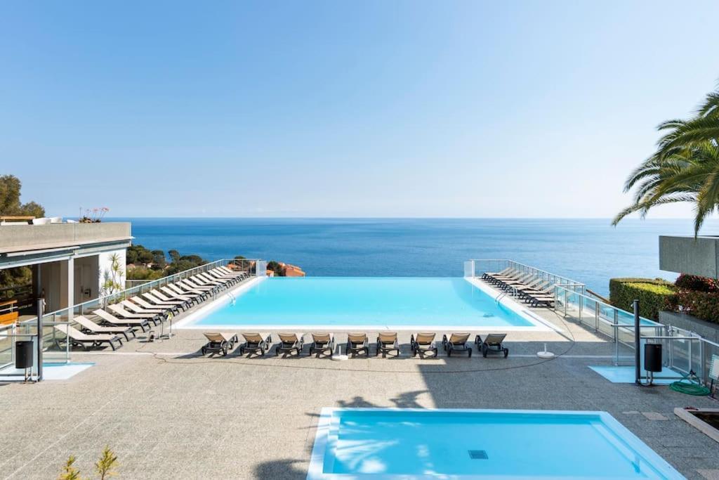 Vue Mer Incroyable Aux Portes De Monaco Cap-d'Ail Esterno foto